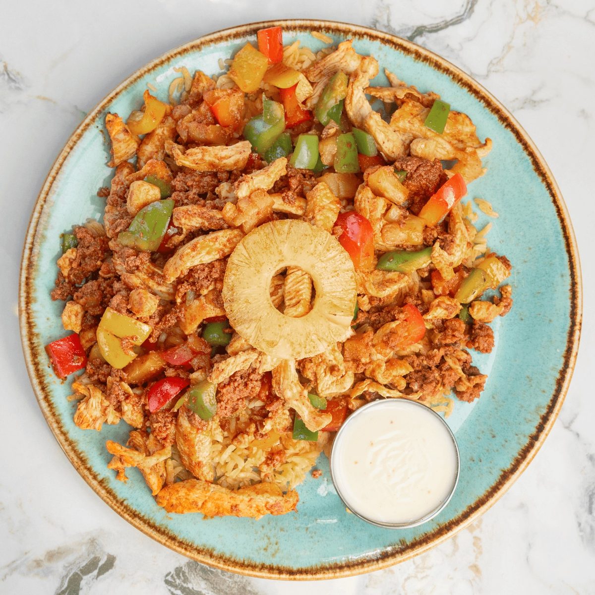 Arroz Hawaii Plate
