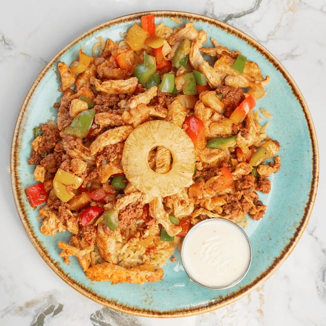 Arroz Hawaii Plate.