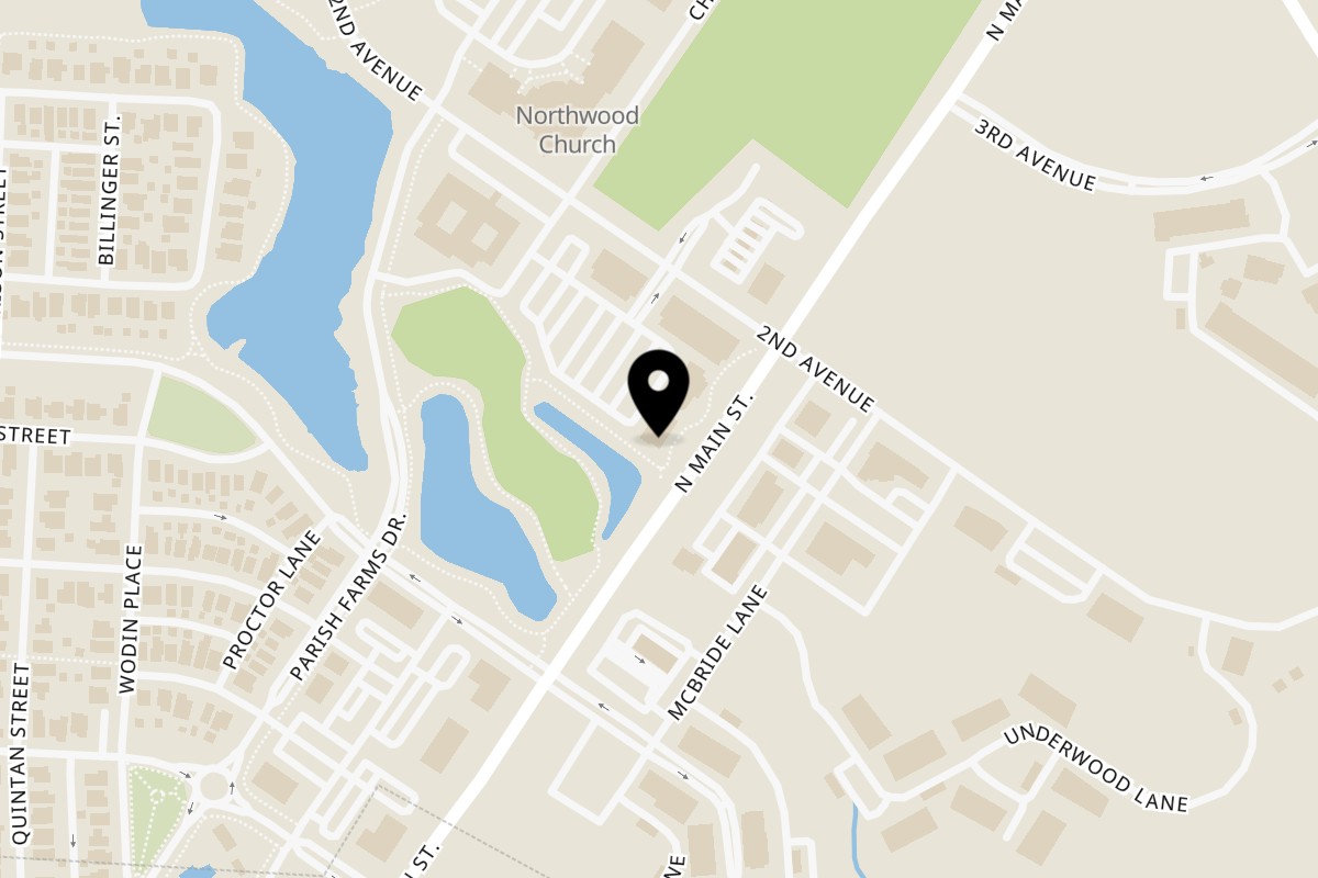Map showing the location of Mi Fiesta Tacos & Tequila-Goose Creek on 2007 2nd Ave D in Summerville